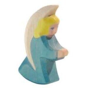 NWT Ostheimer Wooden Toys Turquoise Angel Figure